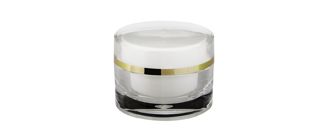 Acrylic Round Cream Jar 30ml - LCD-30 Midnight Party
